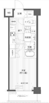 TFレジデンス川崎殿町EASTの間取り