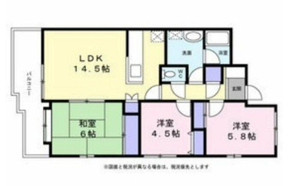 ガーデンハウス綱島A棟の間取り