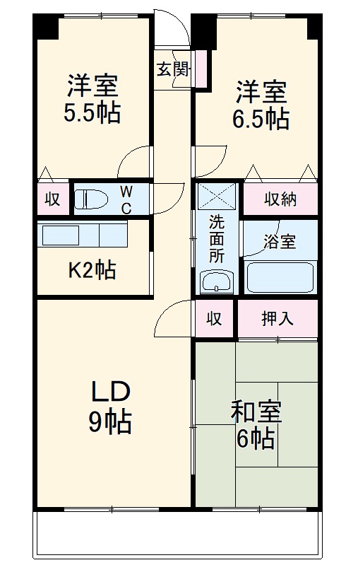 プレミール辰喜の間取り