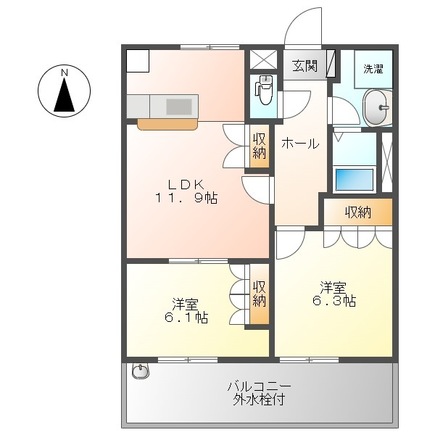 レインボーⅡの間取り