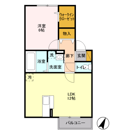 メゾンふじの間取り