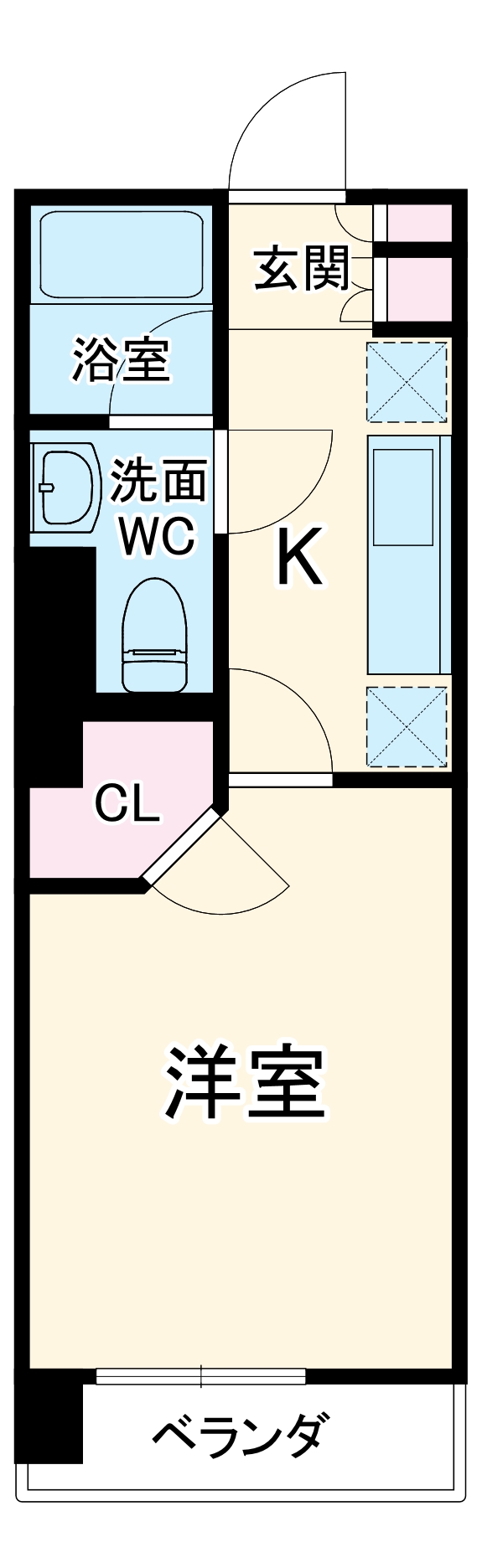 パークアクシス西船橋本郷町の間取り