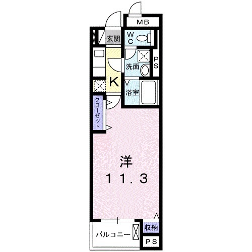 ソレイユの間取り