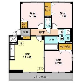 コンフォート新柏の間取り