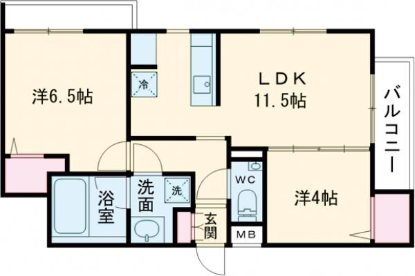 オーパスホームズ武蔵小金井の間取り