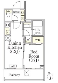 イプセ神楽坂の間取り