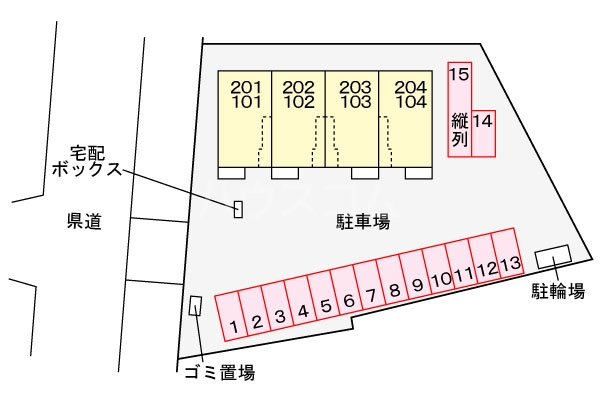 14/20 駐車場
