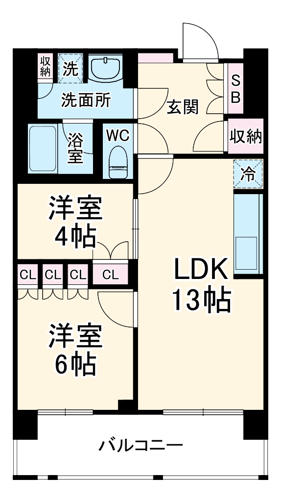 パークアクシス西船橋本郷町の間取り