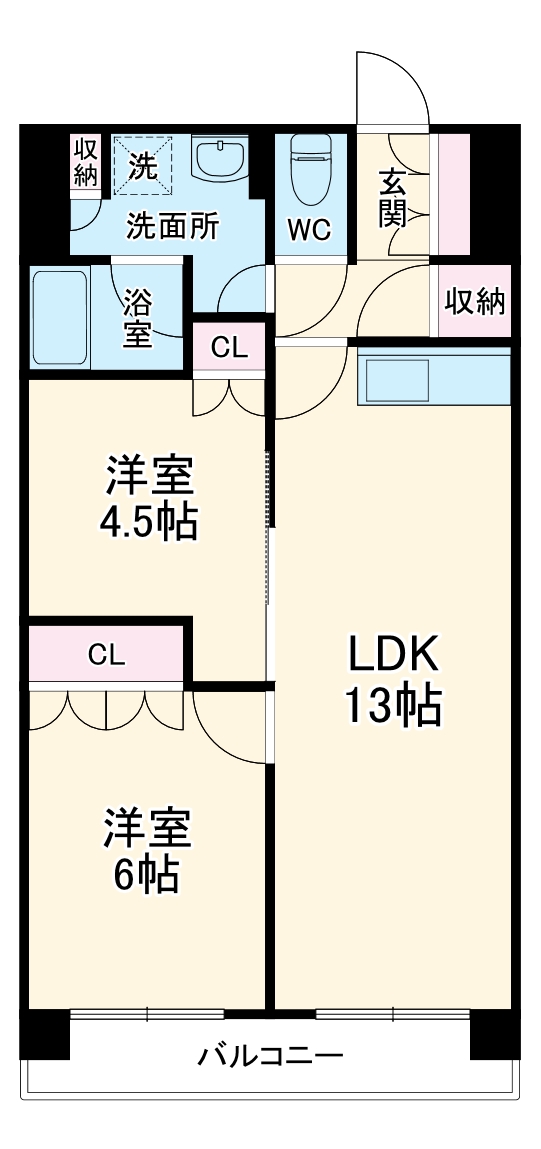 パークアクシス西船橋本郷町の間取り