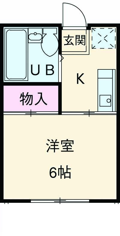 カスティル二宮A棟の間取り