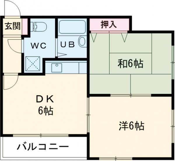 スリーハイム鹿浜の間取り