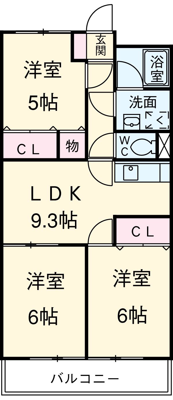 エクシードⅡの間取り