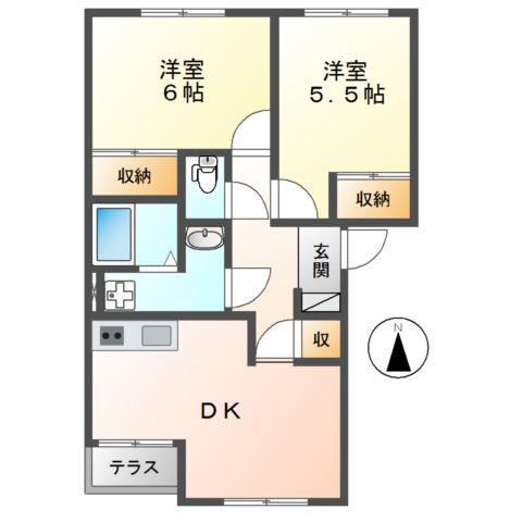 アイリスの間取り