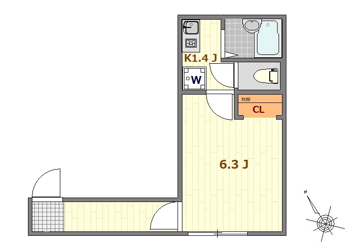 ドマーニ扇の間取り