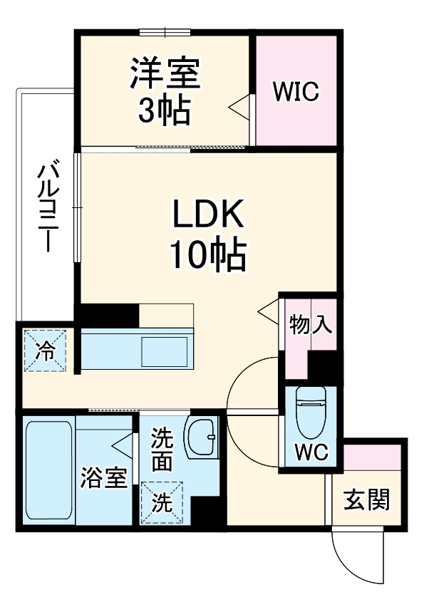 レジデンスマルニの間取り