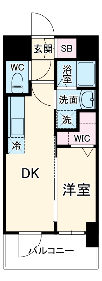 エステムコート名古屋サウスネクストの間取り