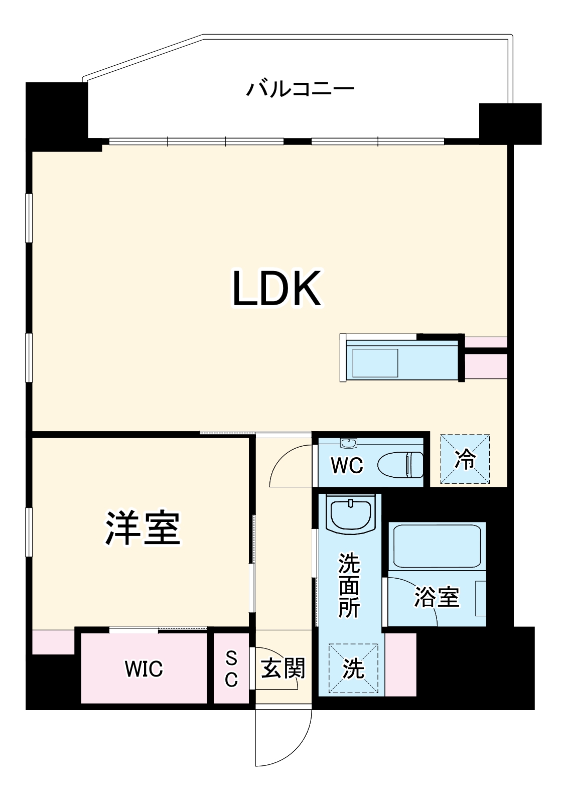 プレジオ松屋町の間取り