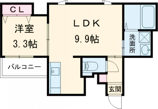 WISTERIA香椎SUZUの間取り
