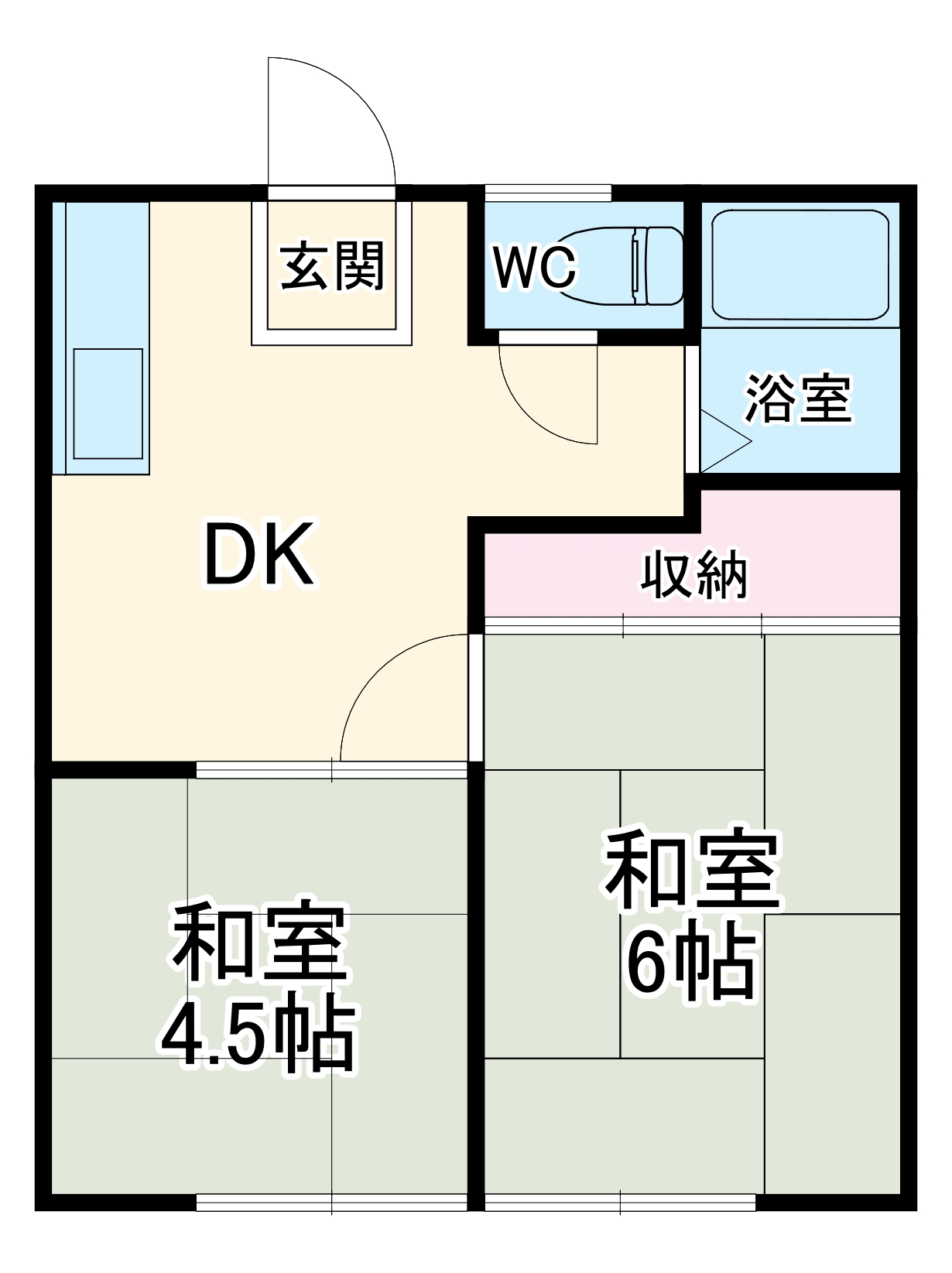 ユーアイランドハイツの間取り