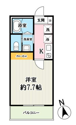 キャメル秋津8の間取り