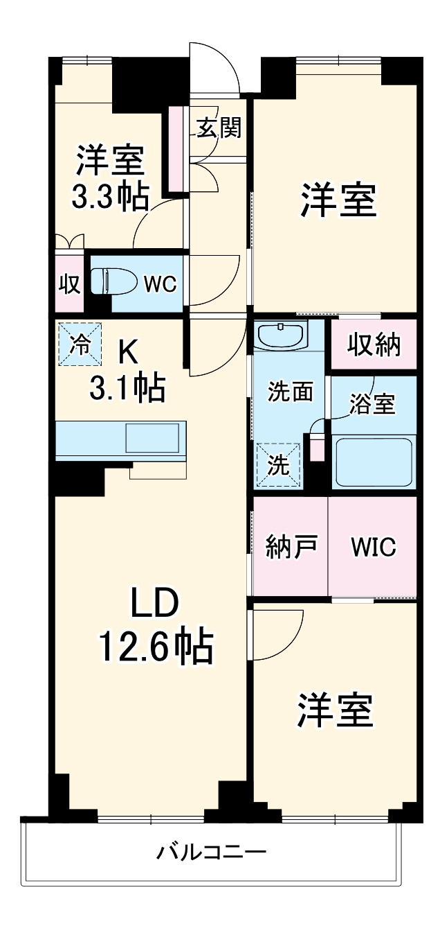サステナブランシェ本行徳の間取り