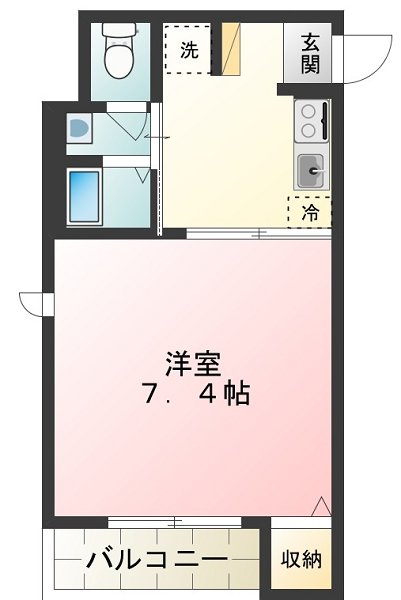 ラ・ベル・メゾン蒼風館の間取り