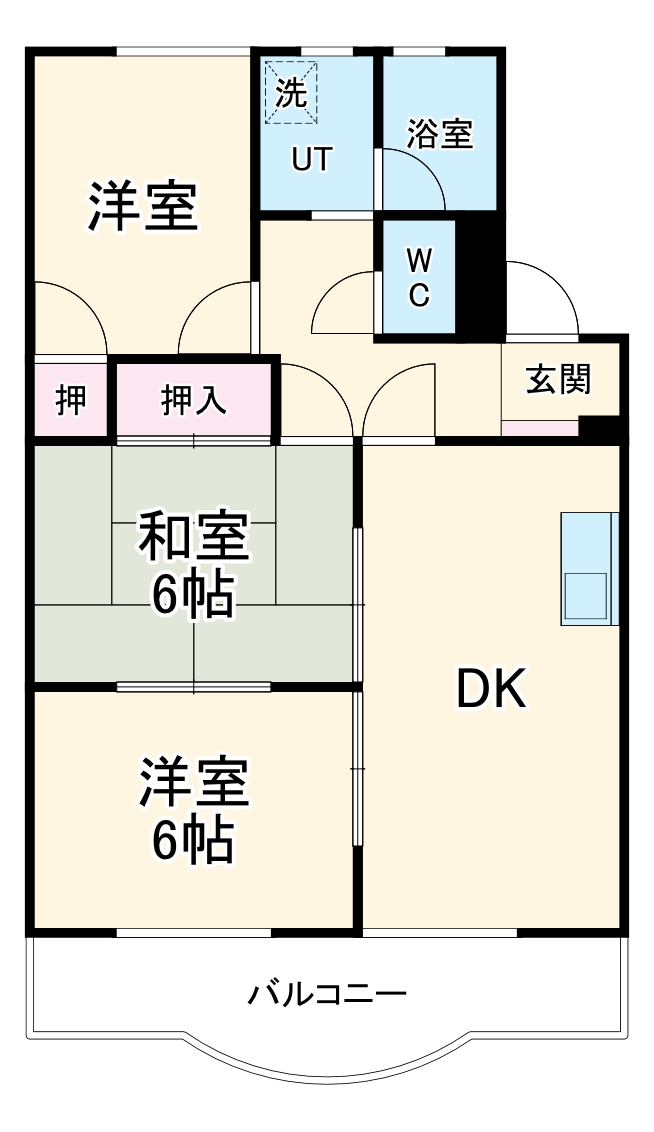 アリビオの間取り