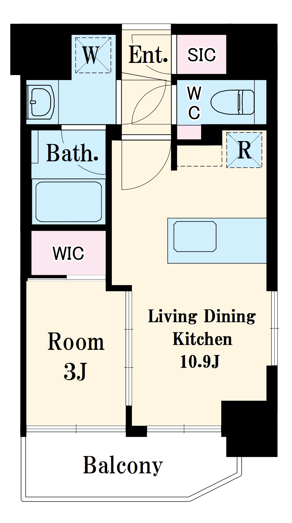 エステムプラザ湘南藤沢の間取り