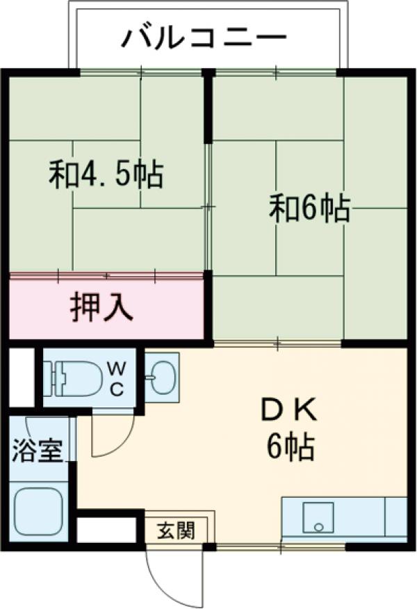 馬場ハイツの間取り
