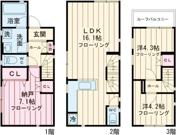 Kolet府中白糸台#03の間取り