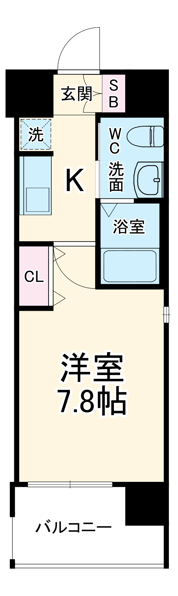 W-STYLE北浜の間取り