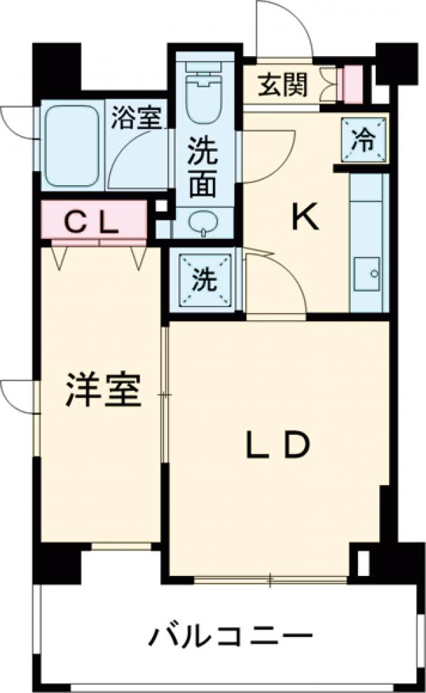 ミリアレジデンス洗足の間取り