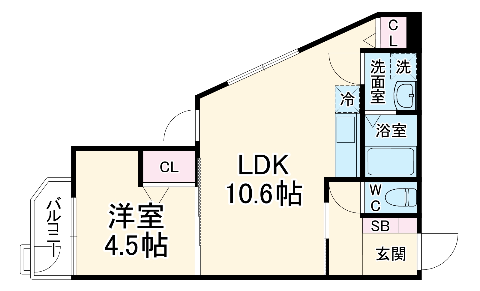 タリアセン　FDの間取り
