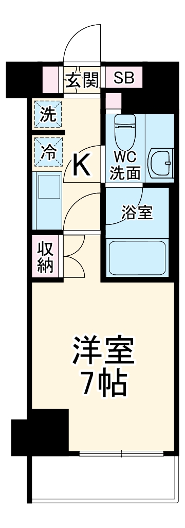 ウィスティリア高津の間取り