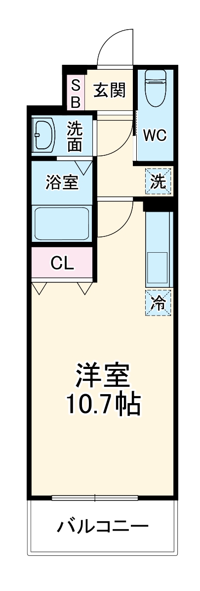 Ｒｉｖｅｒｍｅｔ覚王山の間取り
