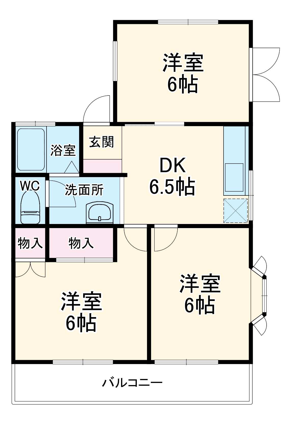 リンデンホーフの間取り