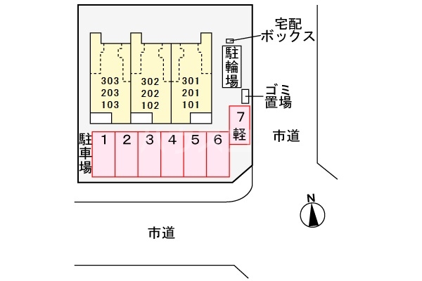 16/22 駐車場