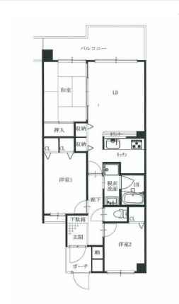 ファミールスクエア八王子の間取り