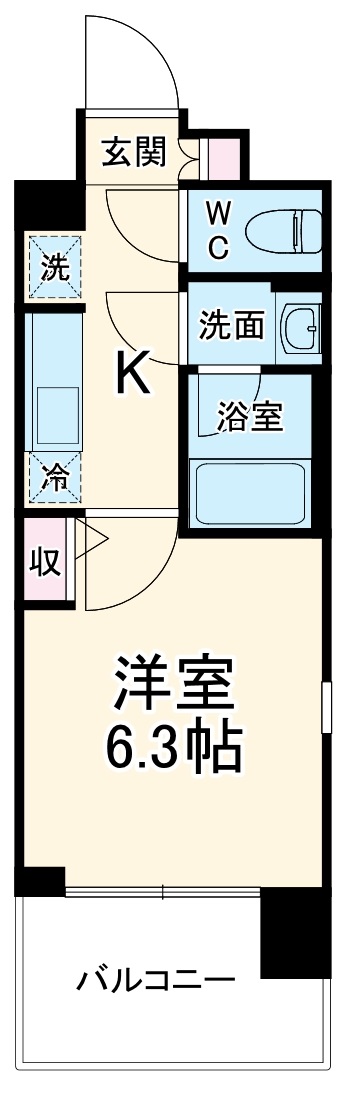 プロスタイルウェルス横浜天王町 SHOKEN Residenceの間取り