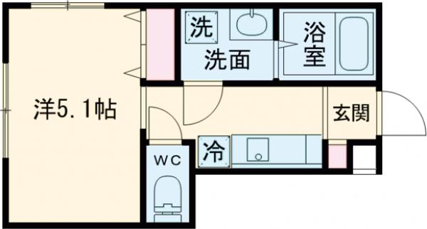 MELDIA小台Ⅱの間取り