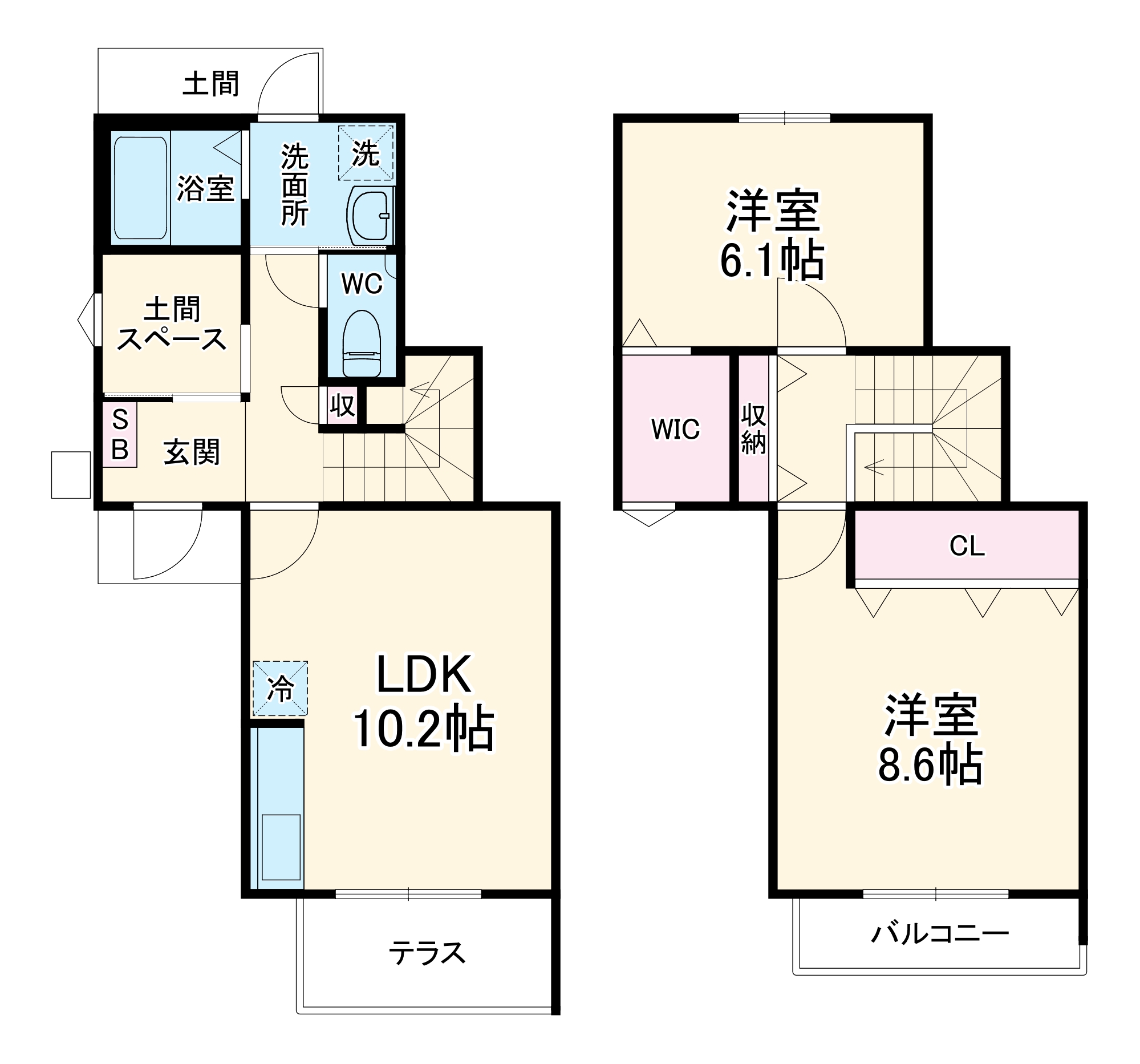 ラコルトの間取り