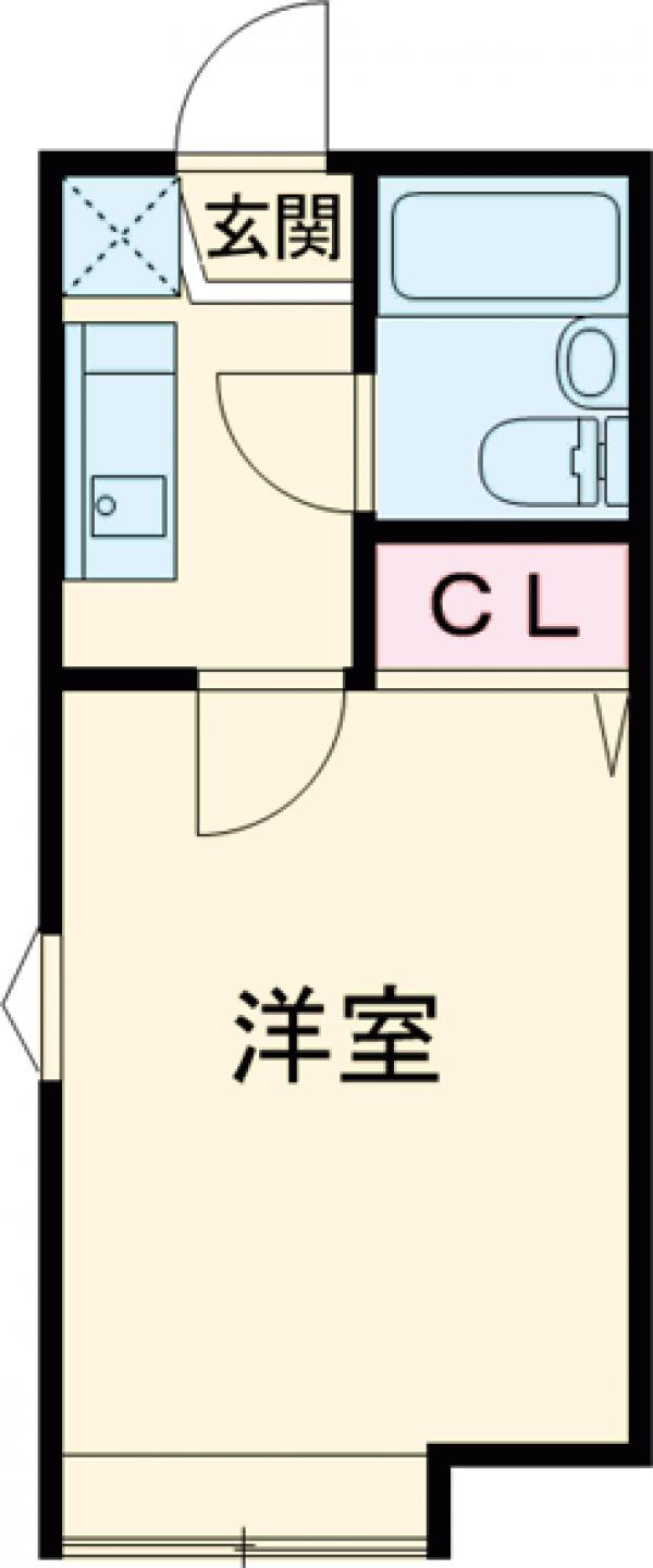 シャンブル綾瀬Jの間取り