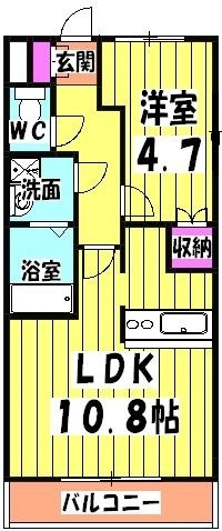 クレールスクエアの間取り