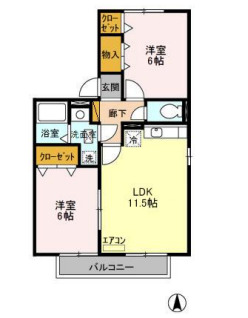 セゾンの間取り