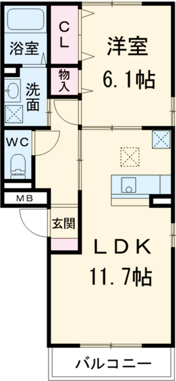 メルヴェーユの間取り