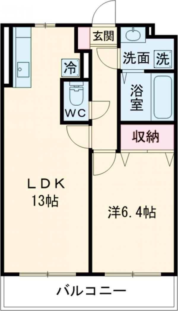 エフプラッツの間取り