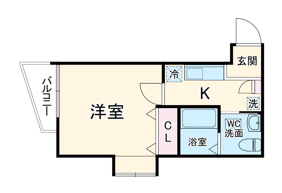 ヒルトップHASAMAの間取り