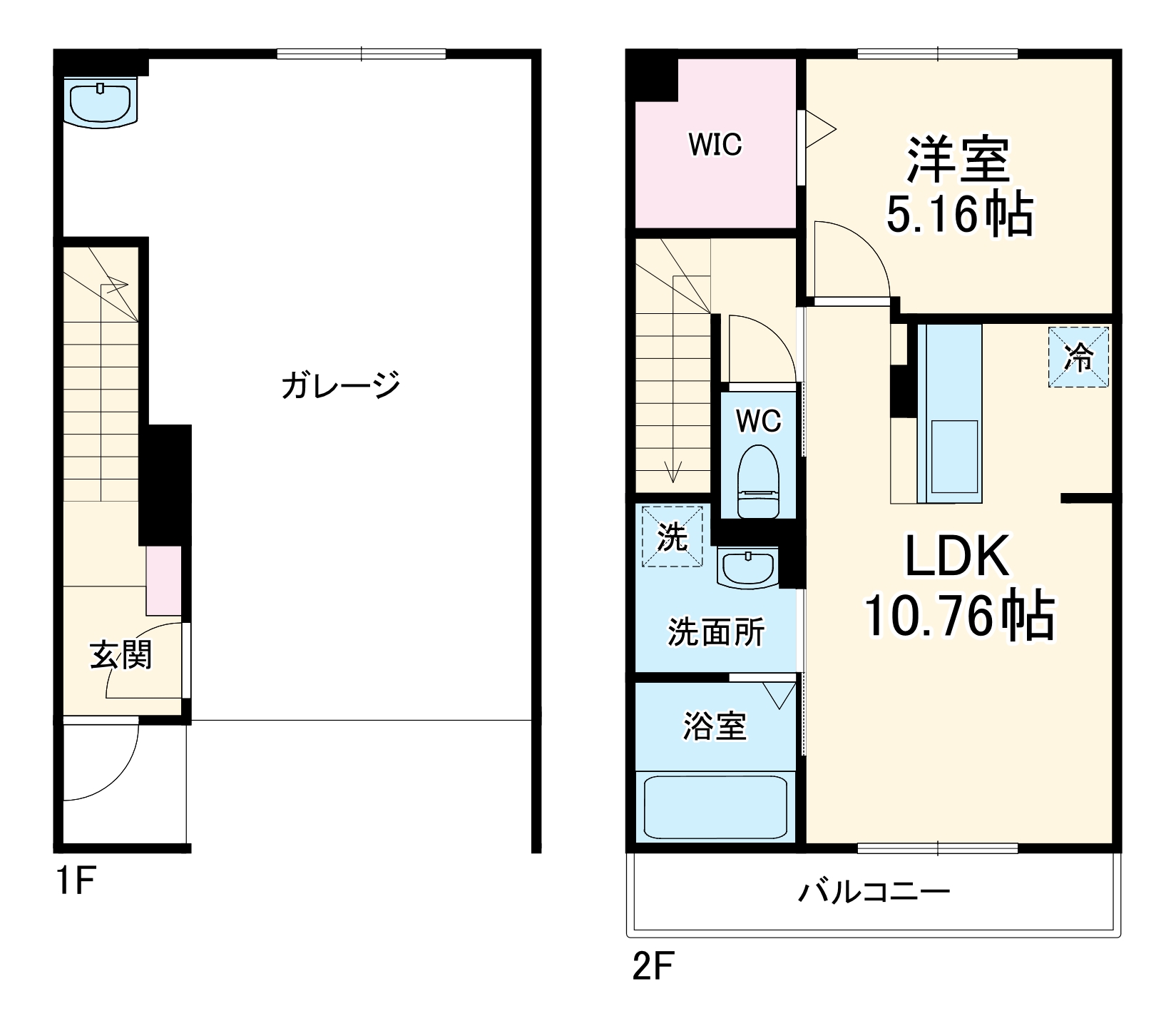 シャルールHの間取り