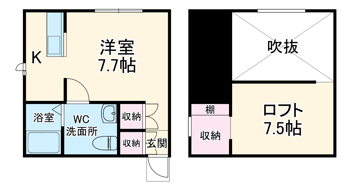 プリマG壱番館の間取り