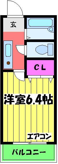 グロース・エレガント岸和田弐番館の間取り